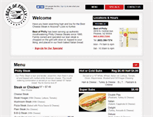 Tablet Screenshot of bestofphillyaz.com